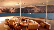 Lady Zelda Aft Deck Dinning